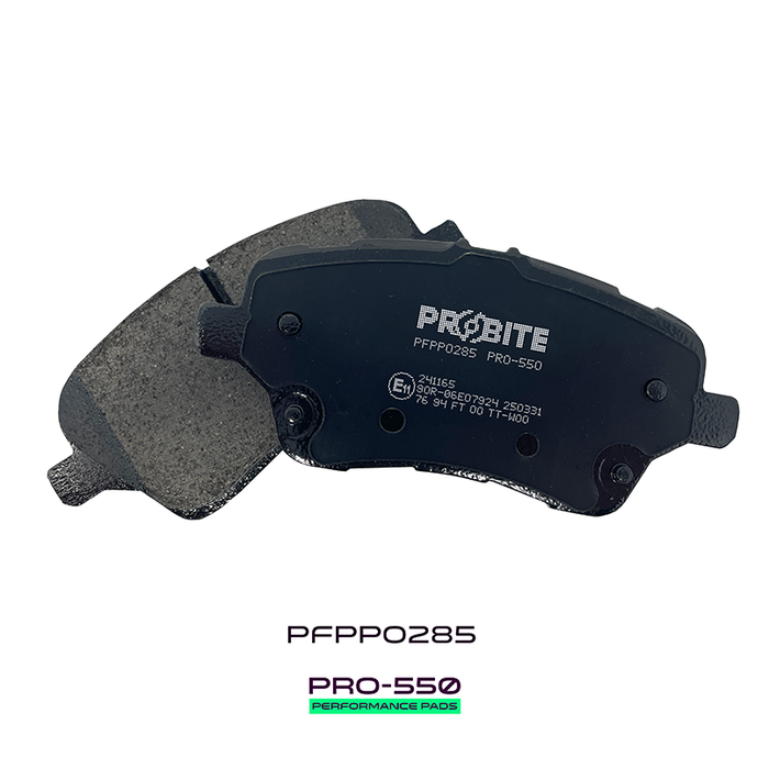 Probite PFPP0285 PRO-550 Performance Pads | Fronts | W132mm H60mm D16mm