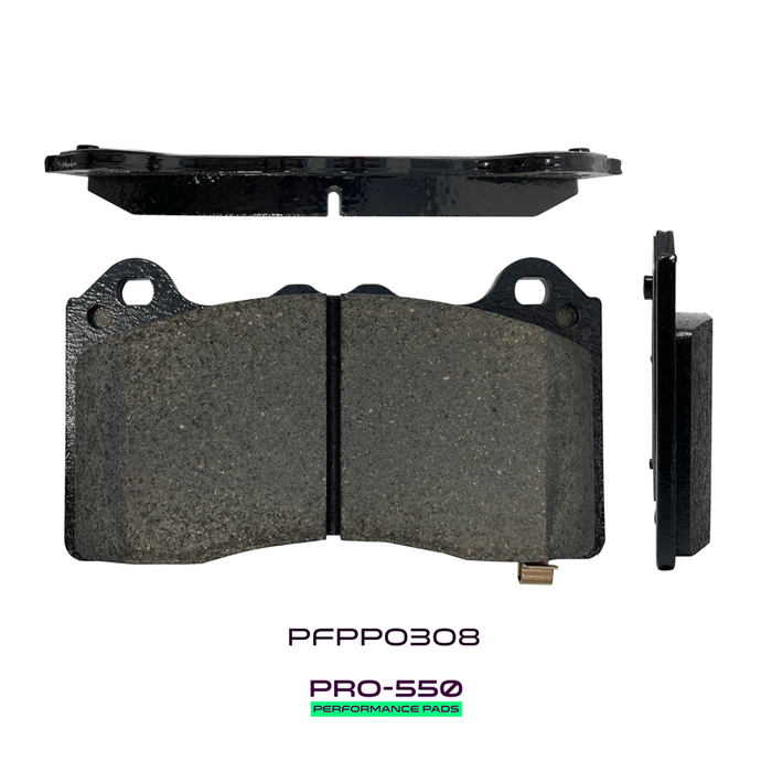 Probite PFPP0308 PRO-550 Performance Pads | Fronts | W138mm H77mm D15mm