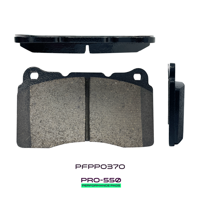 Probite PFPP0370 PRO-550 Performance Pads | Fronts | W132mm H77mm D15mm