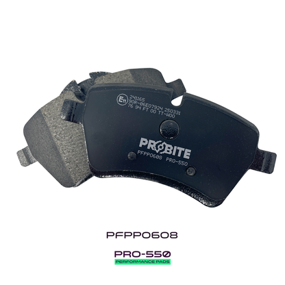Probite PFPP0608 PRO-550 Performance Pads | Fronts | W131mm H71mm D17mm