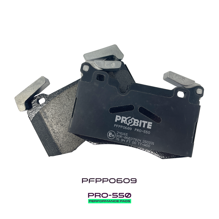Probite PFPP0609 PRO-550 Performance Pads | Fronts | W120mm H75mm D15mm