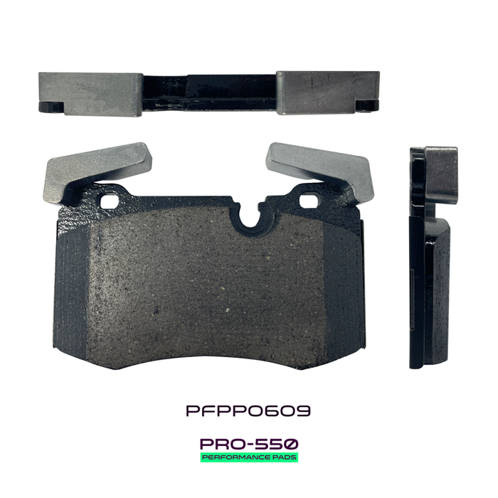 Probite PFPP0609 PRO-550 Performance Pads | Fronts | W120mm H75mm D15mm
