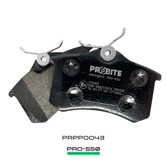Probite PRPP0043 PRO-550 Performance Pads | Rears | W87mm H53mm D17mm