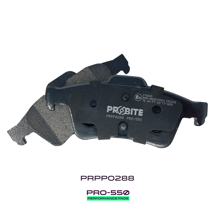 Probite PRPP0288 PRO-550 Performance Pads | Rears | W123mm H52mm D16mm