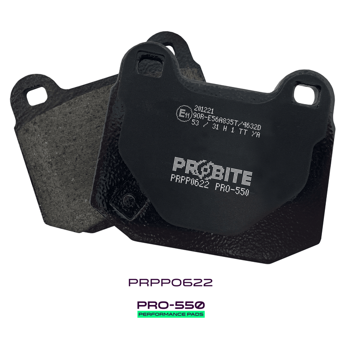 Probite PRPP0622 PRO-550 Performance Pads | Rears | W76mm H65mm D14mm