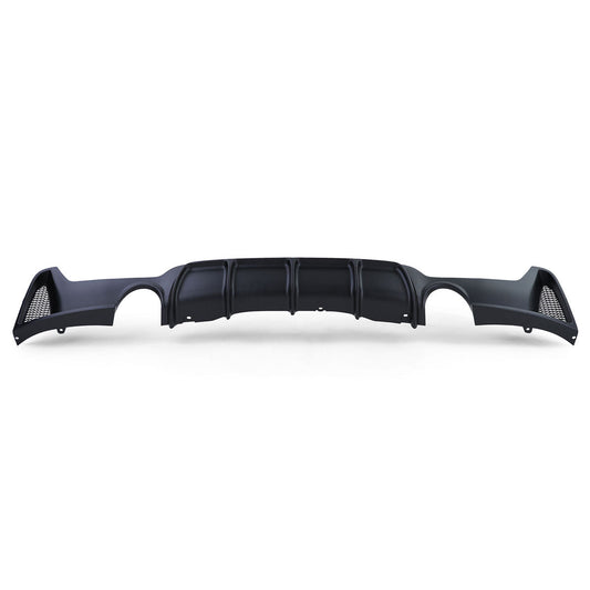 ProTuning BMW F32 F33 F36 M Sport Dual Exit Rear Bumper Diffuser (Inc. 330i, 335i & 340i)