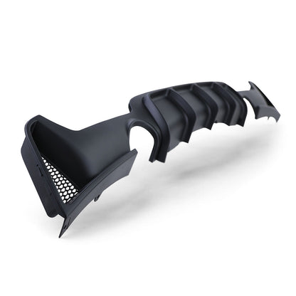 ProTuning BMW F32 F33 F36 M Sport Dual Exit Rear Bumper Diffuser (Inc. 330i, 335i & 340i)