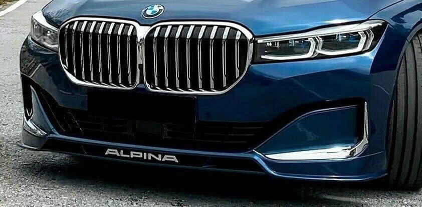 ProTuning BMW G11 G12 LCI Alpina B7 Front Bumper Lip Spoiler With Letters (Inc. 740i, 750i, 750Li & Alpina B7)