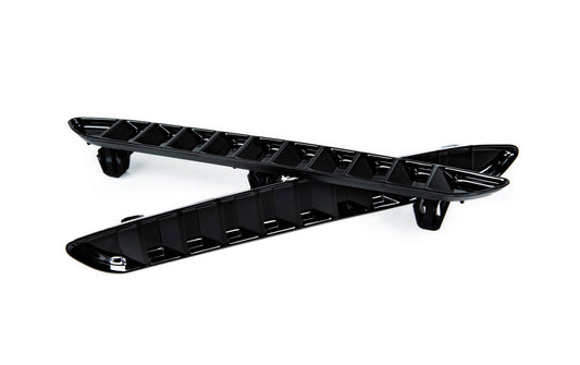 Acexxon R01-20-2 BMW Gloss Black Rear Reflector Insert Set - Horizontal Slat