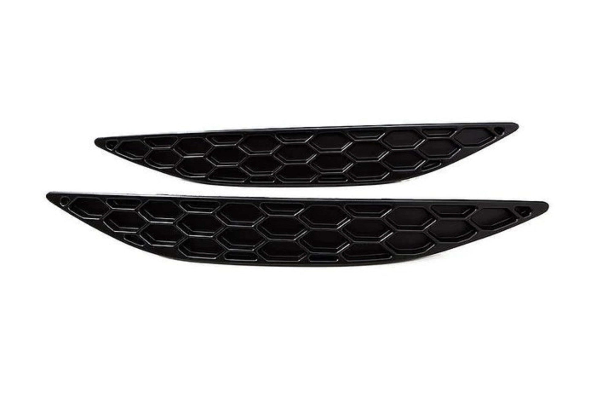 Acexxon R03-10-2 VW Gloss Black Rear Reflector Insert Set - Honeycomb