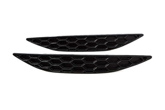 Acexxon R03-10-2 VW Gloss Black Rear Reflector Insert Set - Honeycomb