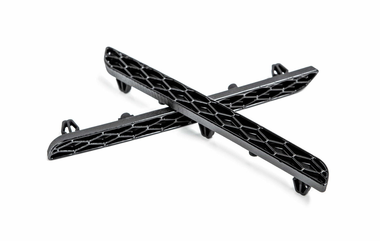 Acexxon R12-10-1 Toyota Satin Black Rear Reflector Insert Set - Honeycomb