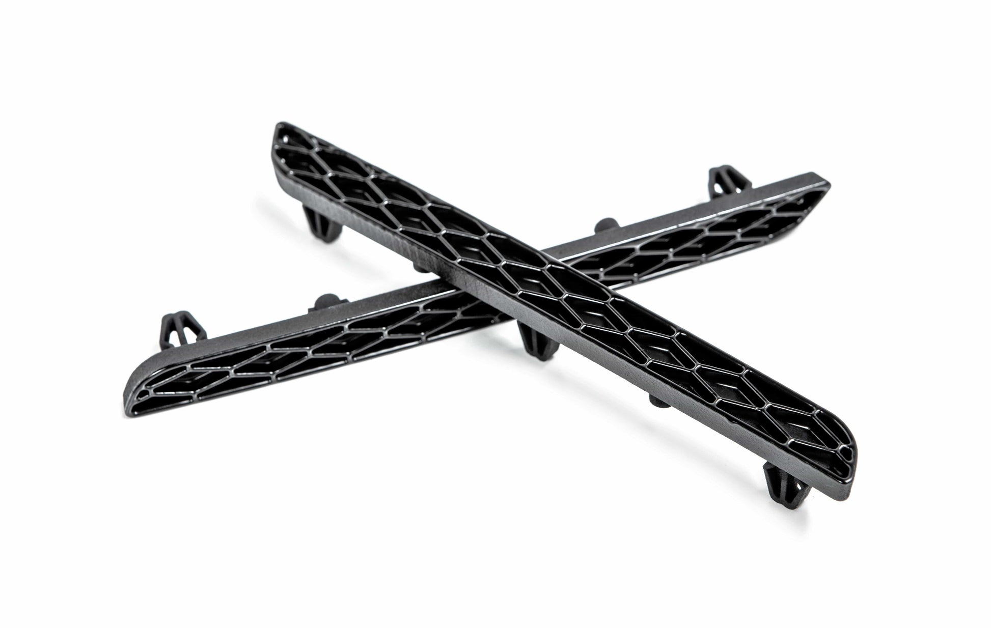 Acexxon R12-10-1 Toyota Satin Black Rear Reflector Insert Set - Honeycomb