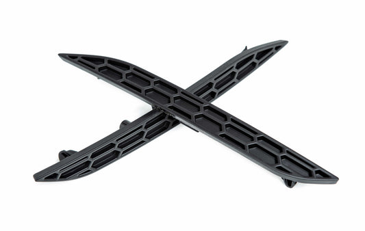 Acexxon R13-10-1 BMW Matte Black Rear Reflector Insert Set - Honeycomb