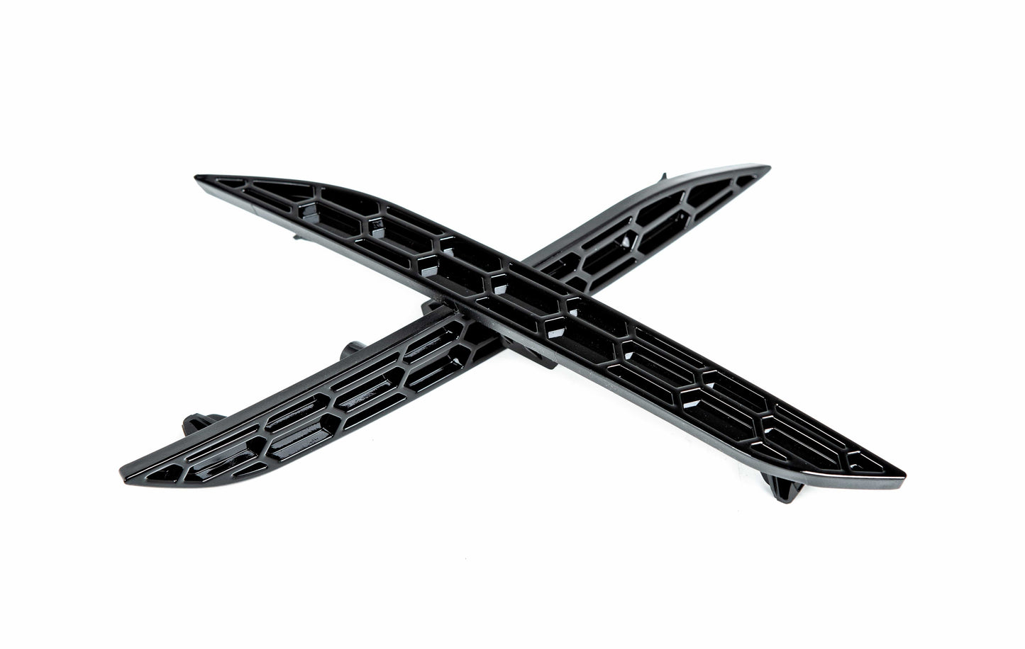 Acexxon R13-10-2 BMW Gloss Black Rear Reflector Insert Set - Honeycomb