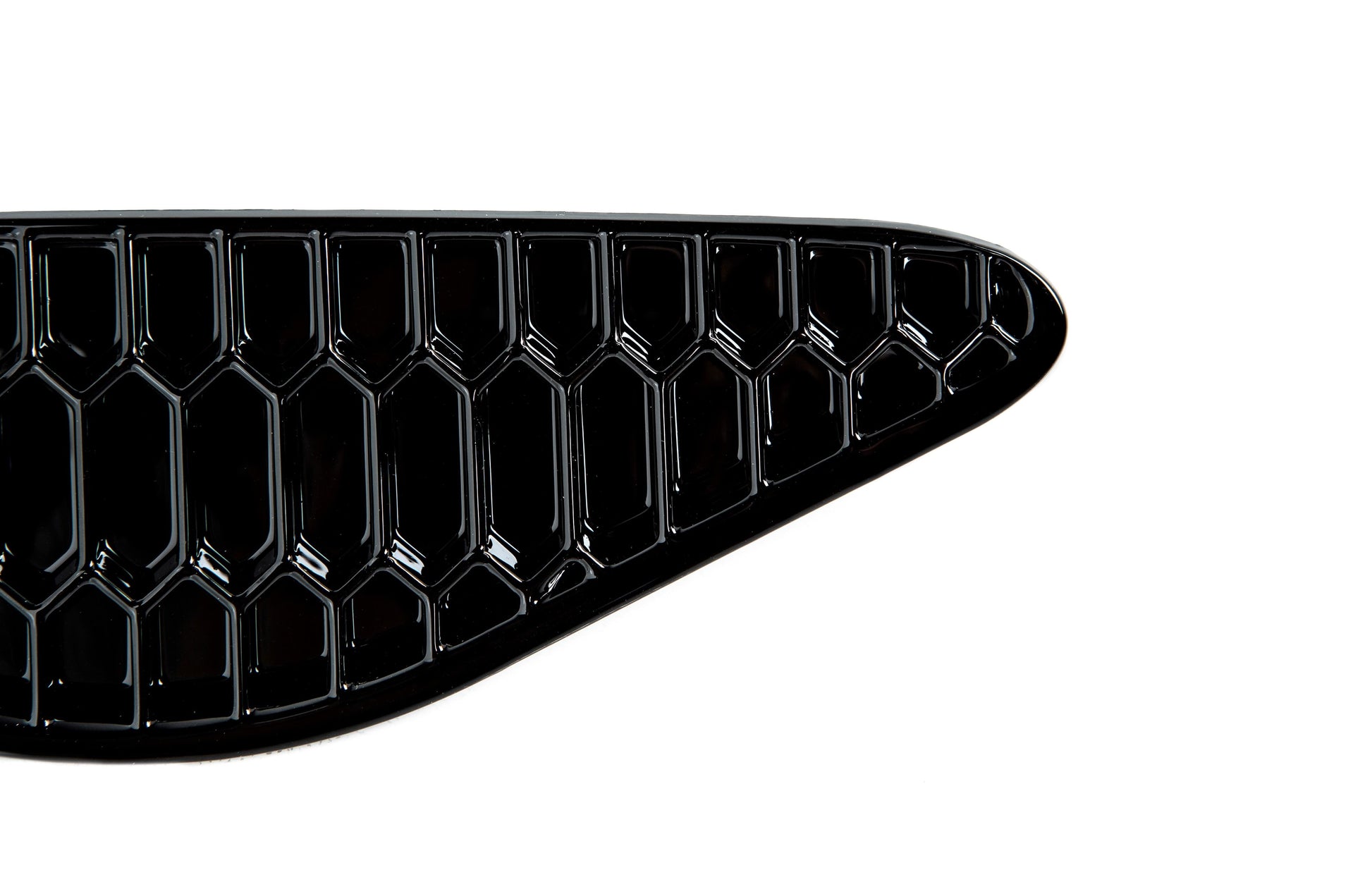 Acexxon R15-10-2 BMW Gloss Black Rear Reflector Insert Set - Honeycomb