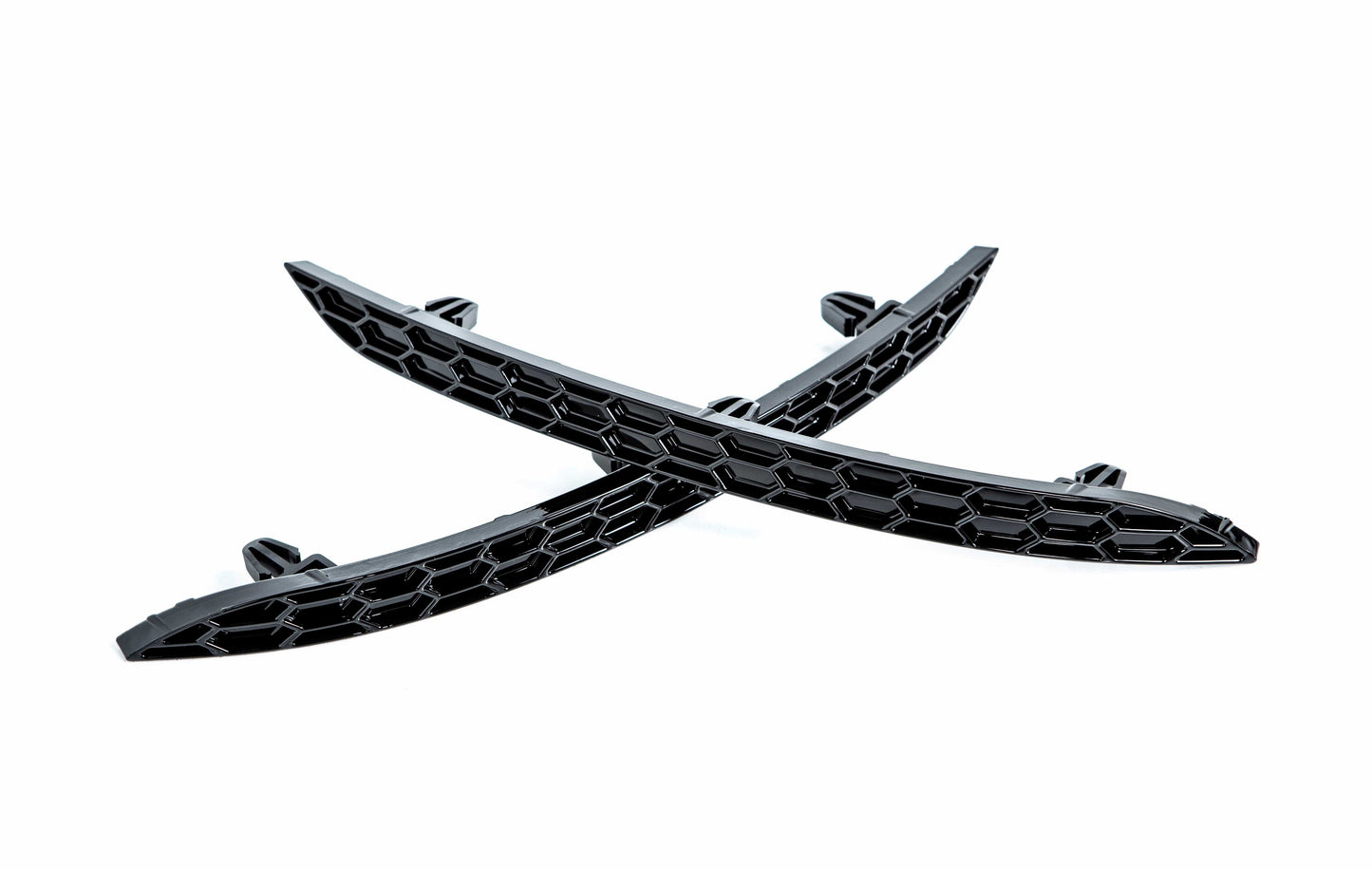 Acexxon R18-10-2 Gloss Black Rear Reflector Insert Set - Honeycomb