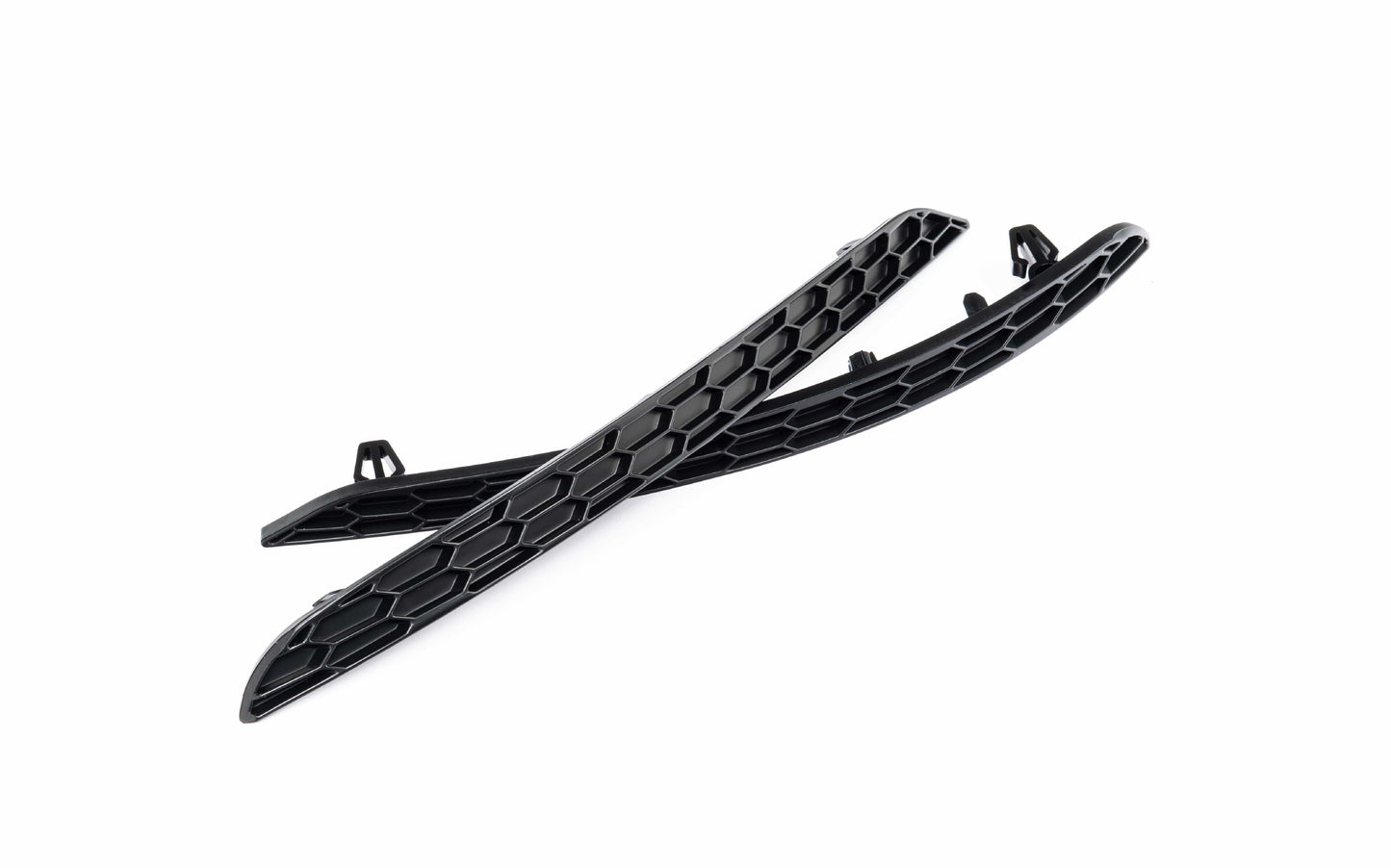 Acexxon R22-10-1 Audi Matte Black Rear Reflector Insert Set - Honeycomb