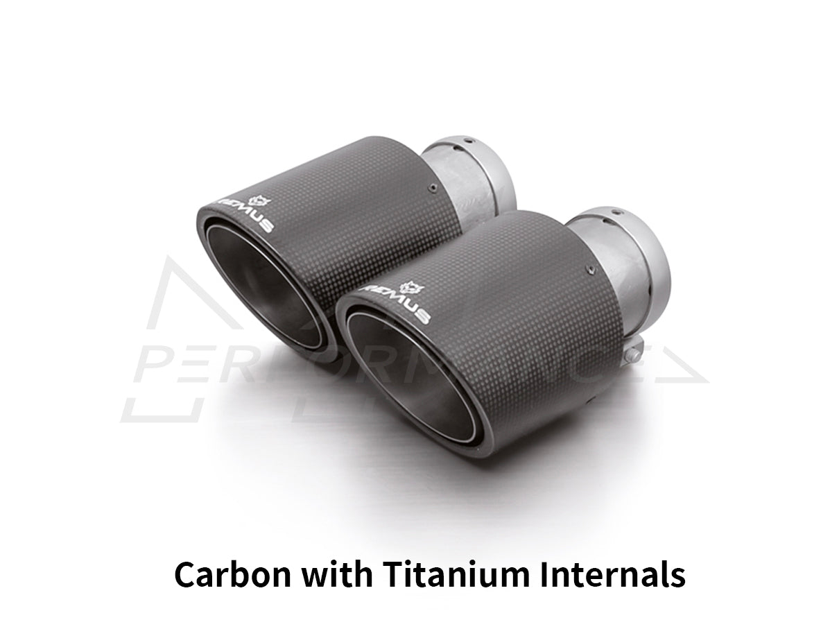 Remus BMWVW F80 F82 F87 Tailpipes (M2, M2 Competition, M3, M4 & MK7 Golf R) - Stainless Steel Chromed-ML Performance UK