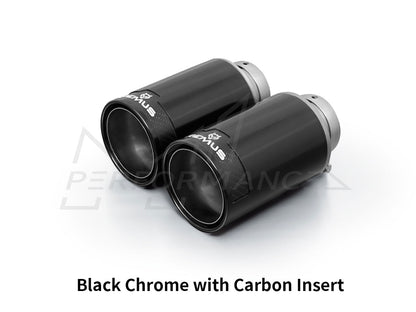 Remus BMWVW F80 F82 F87 Tailpipes (M2, M2 Competition, M3, M4 & MK7 Golf R) - Stainless Steel Chromed-ML Performance UK