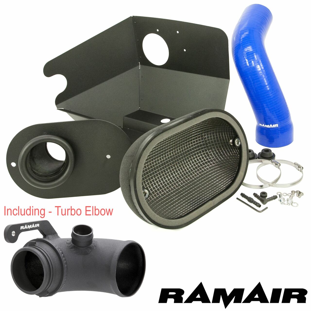 Ramair Audi Seat Skoda VW 1.8 2.0 TSI MQB Performance Intake Kit With Turbo Elbow (Inc. 8V A3, 5F Leon & MK7 Golf)