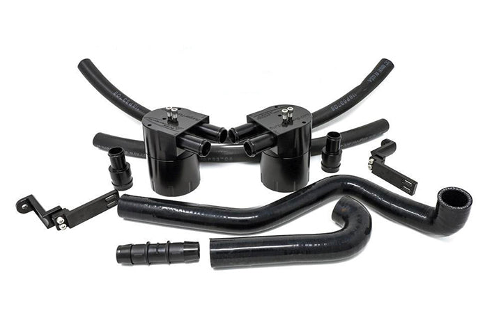 BMS BMW S63tu Turbo Double Baffle Oil Catch Can (M5 & M6)