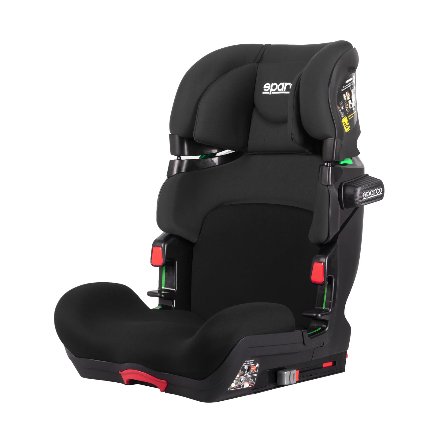 Sparco SK800IG23GR Child Car Seat with ISOFIX - (Black/Grey)