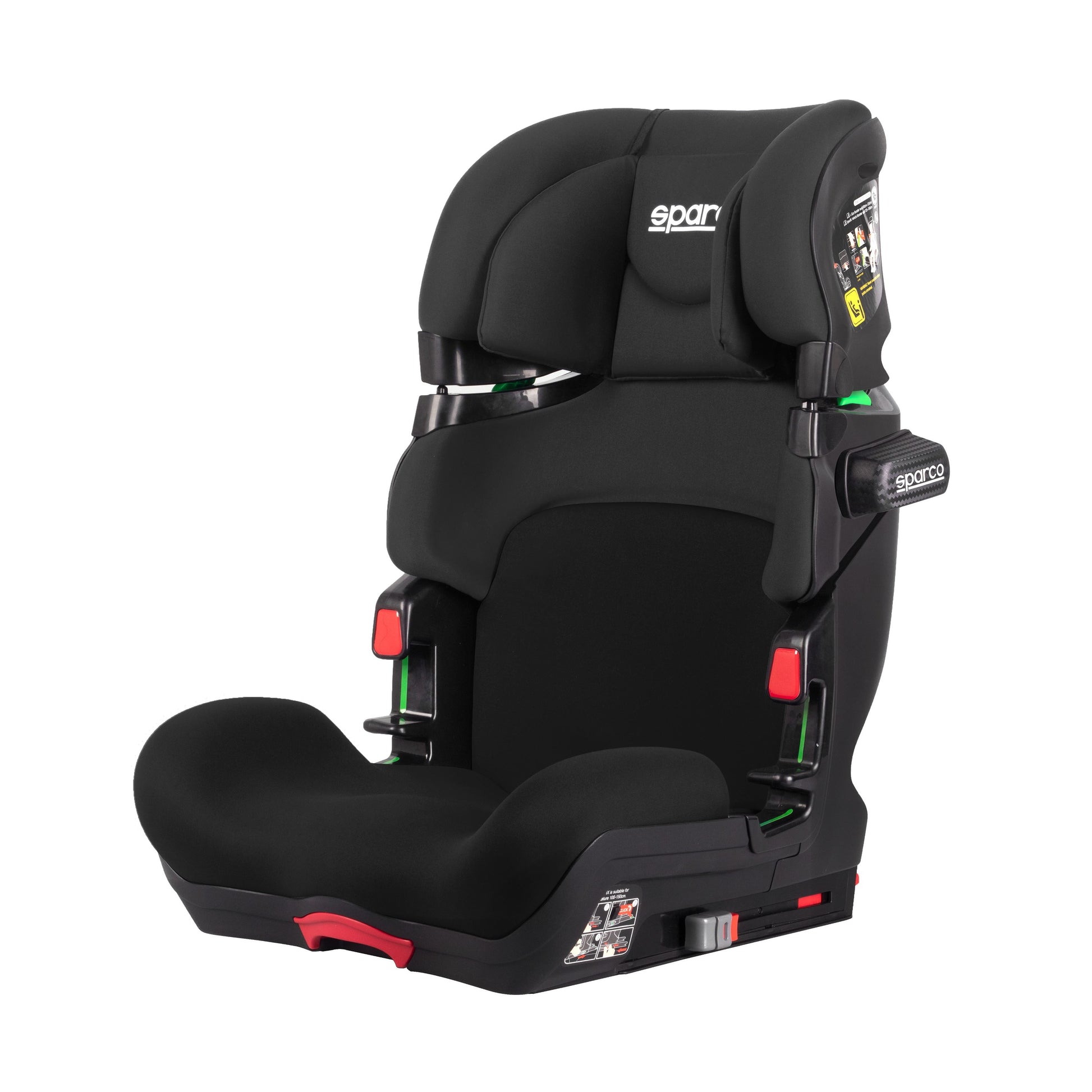 Sparco SK800IG23GR Child Car Seat with ISOFIX - (Black/Grey)