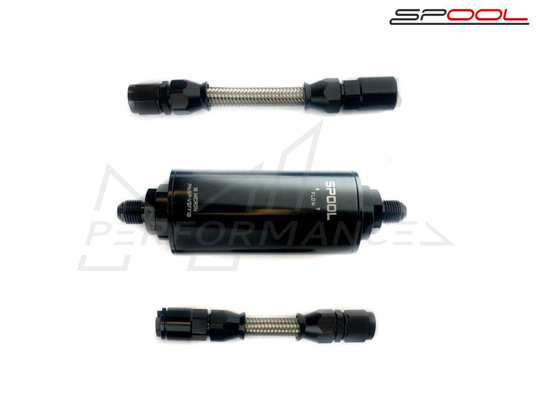 Spool Performance BMW 10 Micron Inline Fuel Pump Filter Unit