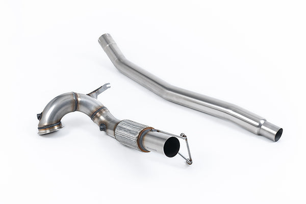 Milltek SSXVW732 Volkswagen V2 Large Bore Downpipe With 200Cpsi Hjs Cat (104mm To 80mm)  (Inc. Arteon)