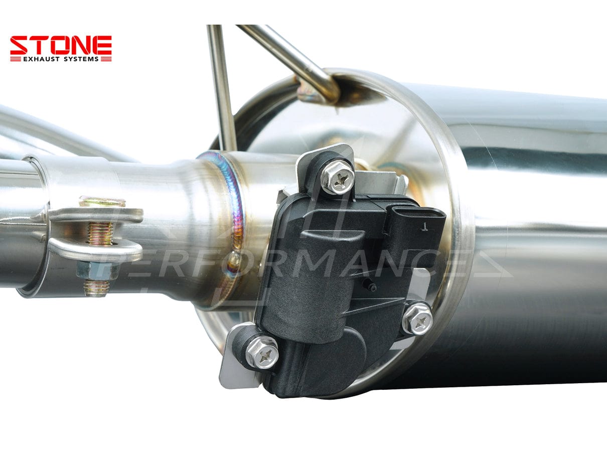 Stone Exhaust Ford 1.5T MK4 Focus Single Exit Twin Tailpipe Valvetronic Catback Exhaust System - ML Performance UK