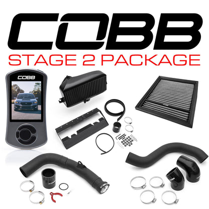 COBB SUB0060020-BK POWER PACKAGE STAGE 2 BLACK FOR SUBARU WRX 2022-2023