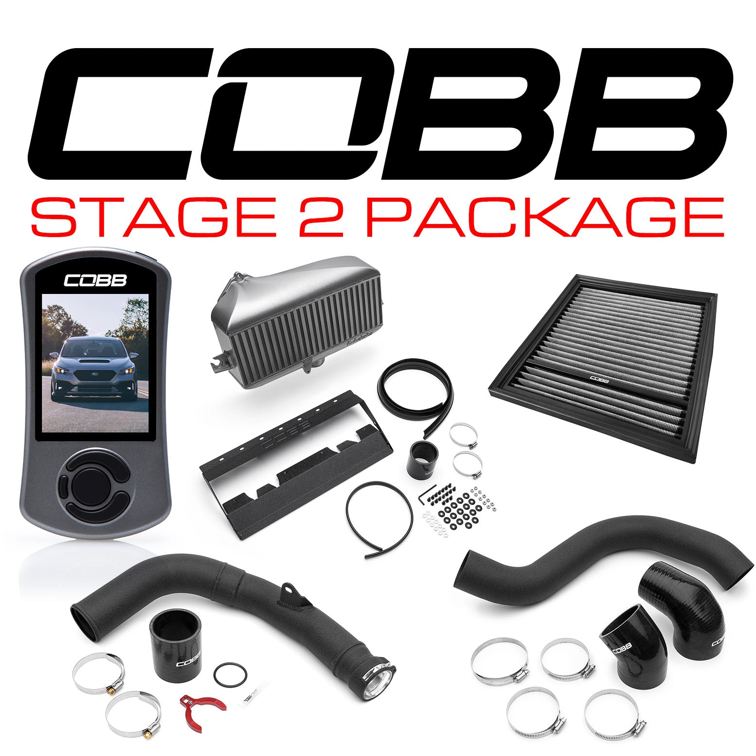 COBB SUB0060020-SL POWER PACKAGE STAGE 2 SILVER FOR SUBARU WRX 2022-2023
