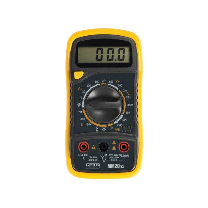 Sealey MM20 Digital Multimeter 8 Function with Thermocouple