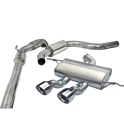 Cobra Exhaust Seat Leon Cupra R Mk2 1P 2.0 T FSI (10-12) Turbo Back Performance Exhaust