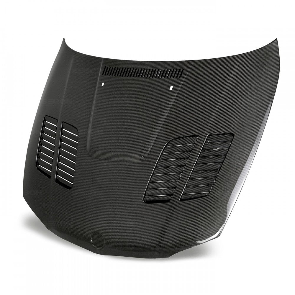 Seibon BMW E82 E87 E88 GTR-Style Gloss Carbon Fibre Bonnet (Inc. 116i, 120i, 135i & 1M)