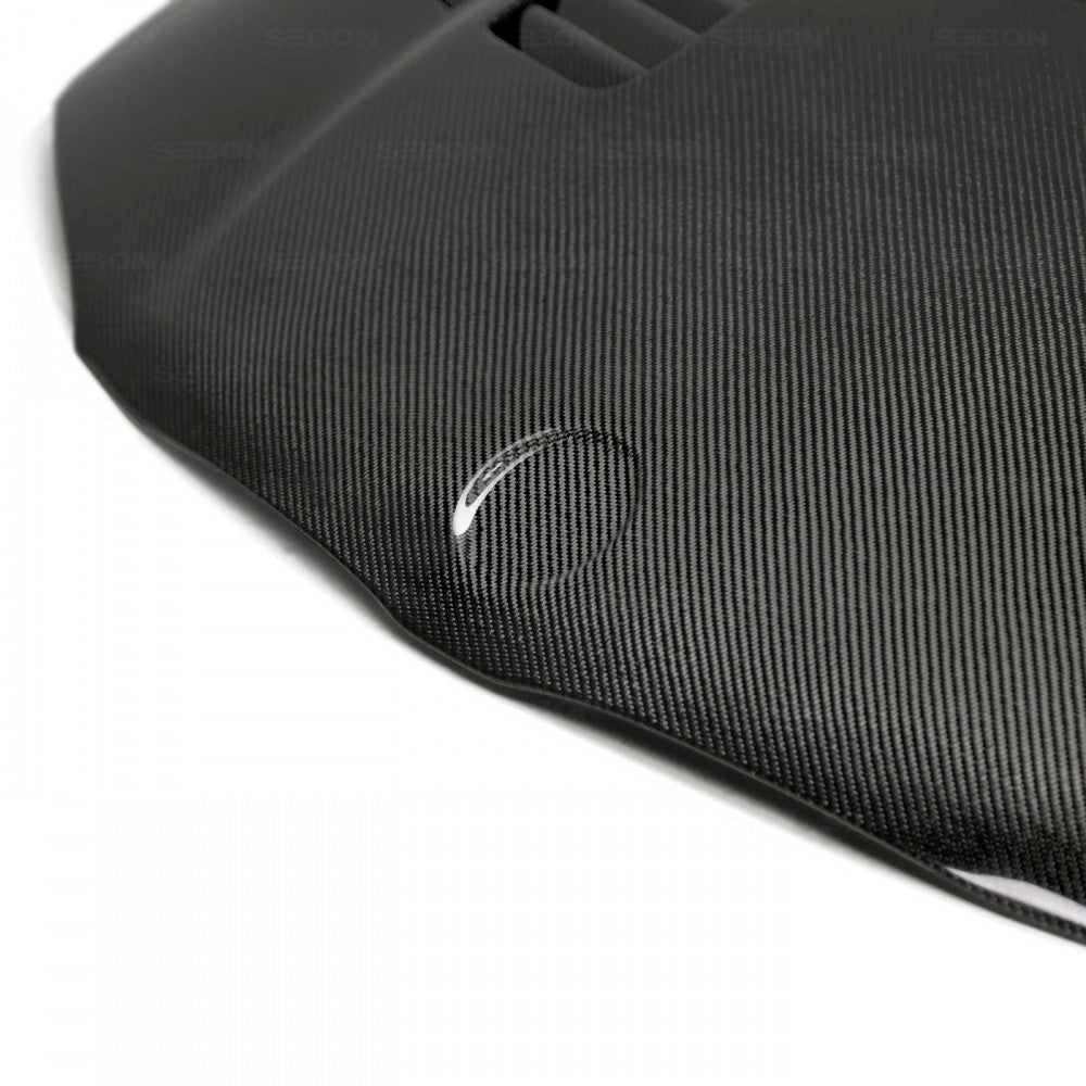 Seibon BMW E82 E87 E88 GTR-Style Gloss Carbon Fibre Bonnet (Inc. 116i, 120i, 135i & 1M)
