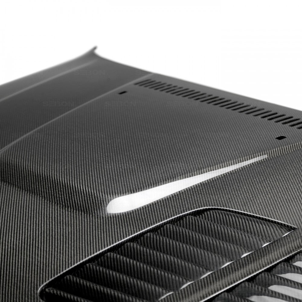 Seibon BMW E82 E87 E88 GTR-Style Gloss Carbon Fibre Bonnet (Inc. 116i, 120i, 135i & 1M)