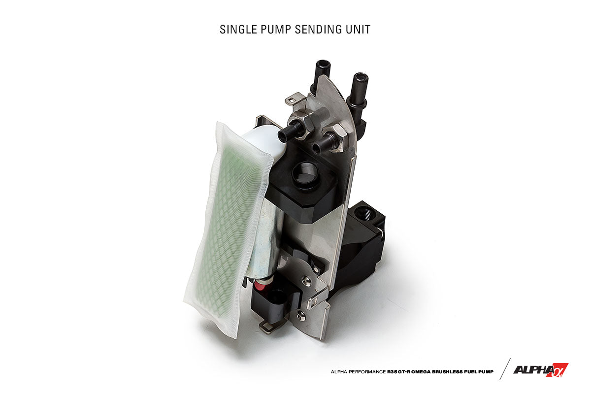AMS ALP.07.07.0010-3 OMEGA BRUSHLESS FUEL PUMP SYSTEM NISSAN R35 GT-R (SINGLE TO DUAL PUMP CONVERSION)