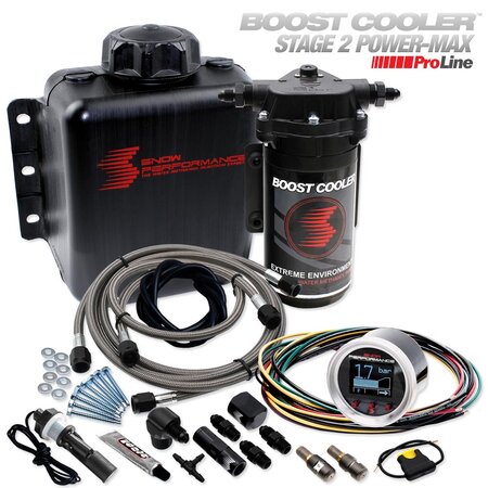 Snow Performance ProLine Universal Boost Cooler Stage 2E Power-Max Water Methanol Injection Kit