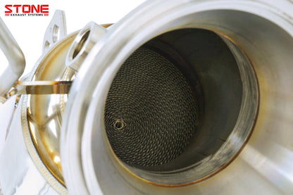 Stone Exhaust BMW B58C G01 G02 G14 G15 Eddy Catalytic Downpipe - OPF model (Inc. 840i, X5 40i, X3 M40i & X4 M40i) | ML Performance UK