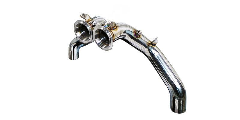 Stone Exhaust BMW S63M F91 F92 F93 M8 Catless Downpipe - ML Performance US 