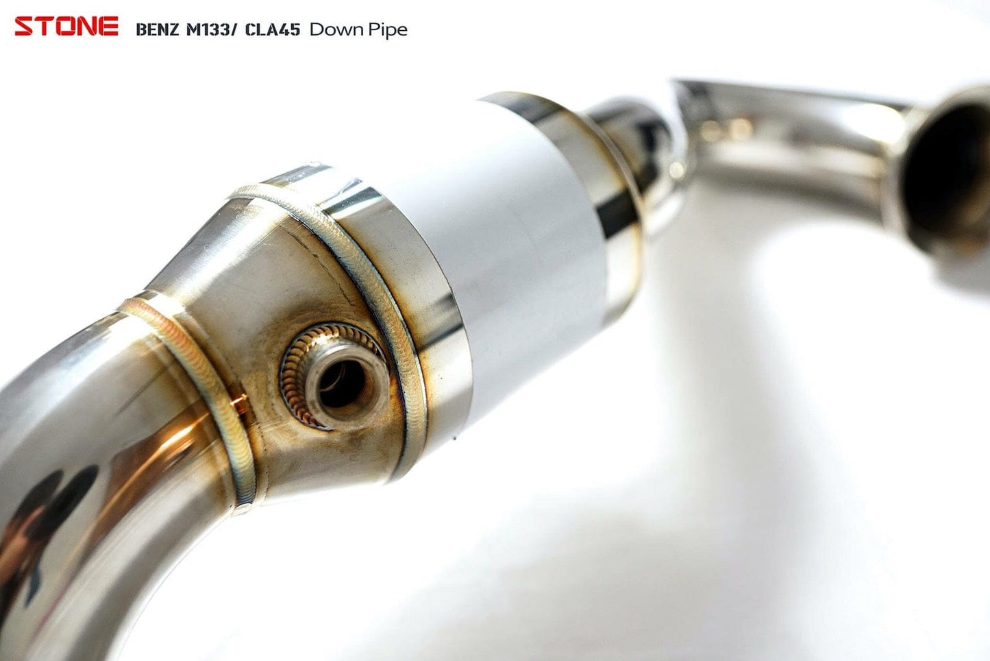 Stone Exhaust Mercedes-Benz M133 C/X117 W176 Eddy Catalytic Downpipe (Inc. A45 & CLA45/SB) | ML Performance UK