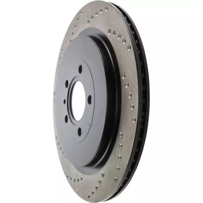 StopTech 128.61105L Ford Mustang Shelby GT500 5.8 Supercharged 350x19 Sport Cross Drilled Brake Disc - Rear Left
