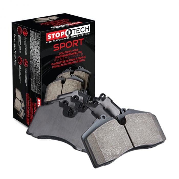 StopTech BMW E60 E63 E65 Front Sport Brake Pads with Shims and Hardware (Inc. 550i, 650i, 750i & M5)