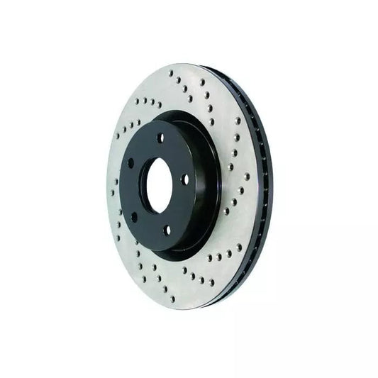 StopTech 128.61106R Ford Mustang Shelby GT500 5.8 Supercharged 380x32 Sport Cross Drilled Brake Disc - Front Right