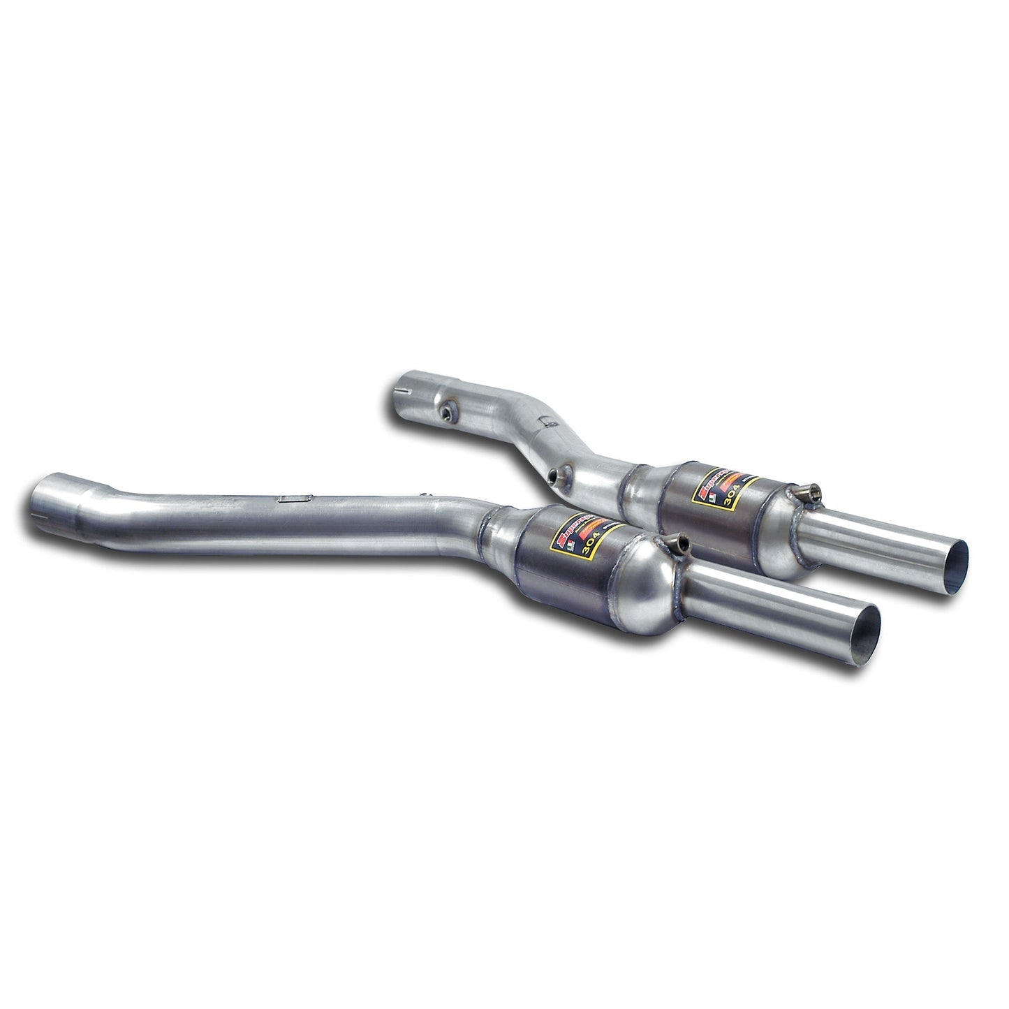 Supersprint 788502 BMW E63 E64 645i V8 N62 Front Catalytic Converter Right, Left