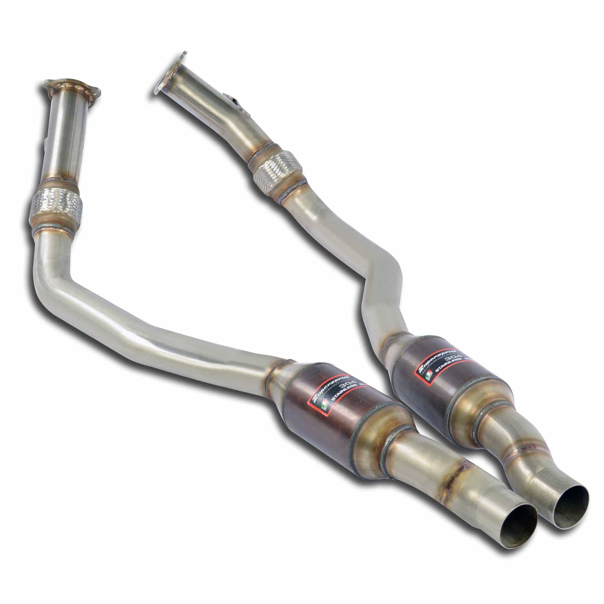 Supersprint Audi B9 Front Pipe with Hi Flow Catalytic Converter (RS4 & RS5)