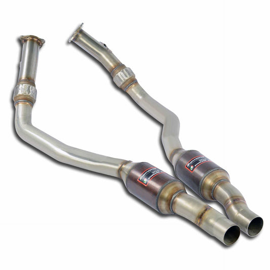 Supersprint Audi B9 Front Pipe with Hi Flow Catalytic Converter (RS4 & RS5)