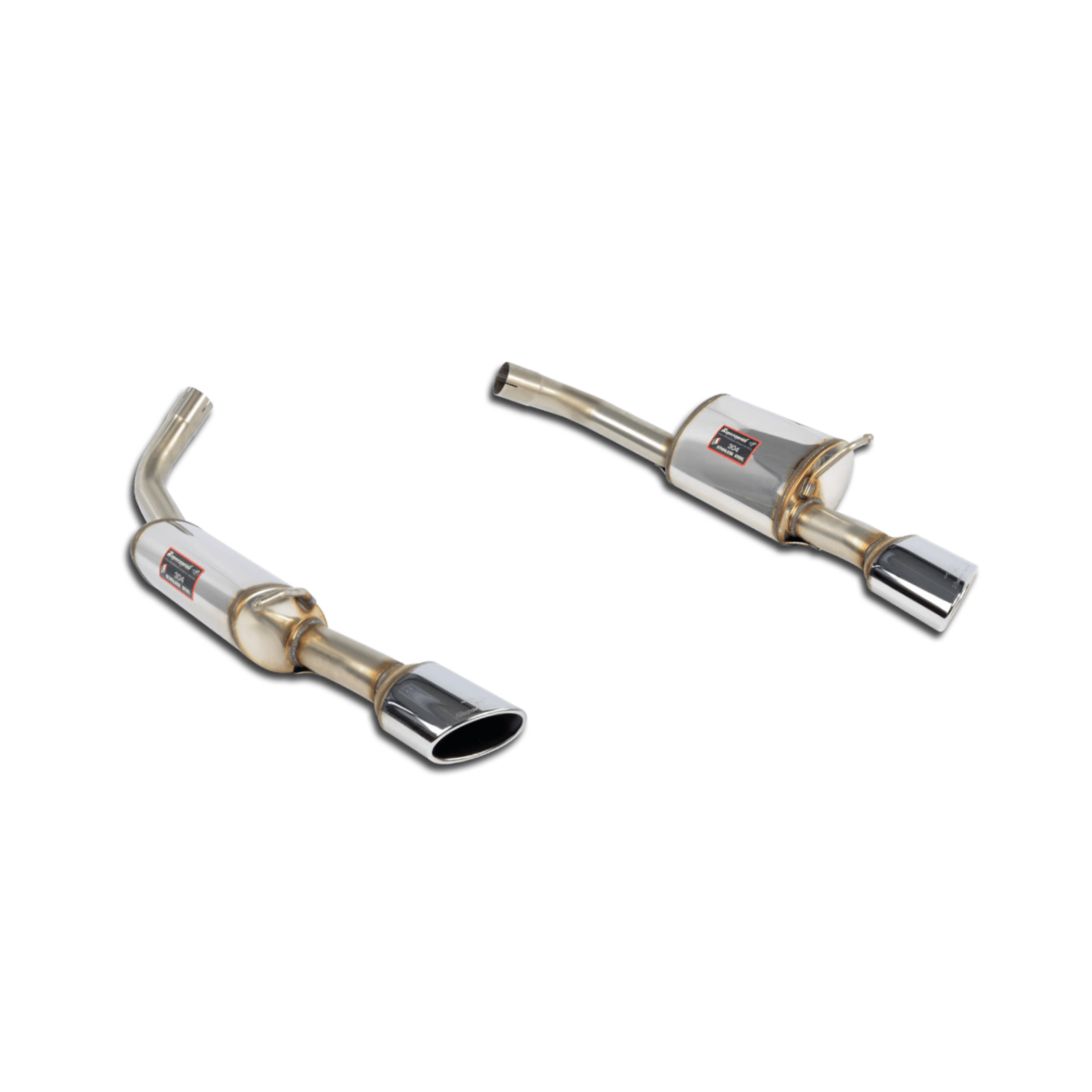 Supersprint Jaguar XKR 4.2l Supercharged Rear Exhaust Mufflers - Left & Right